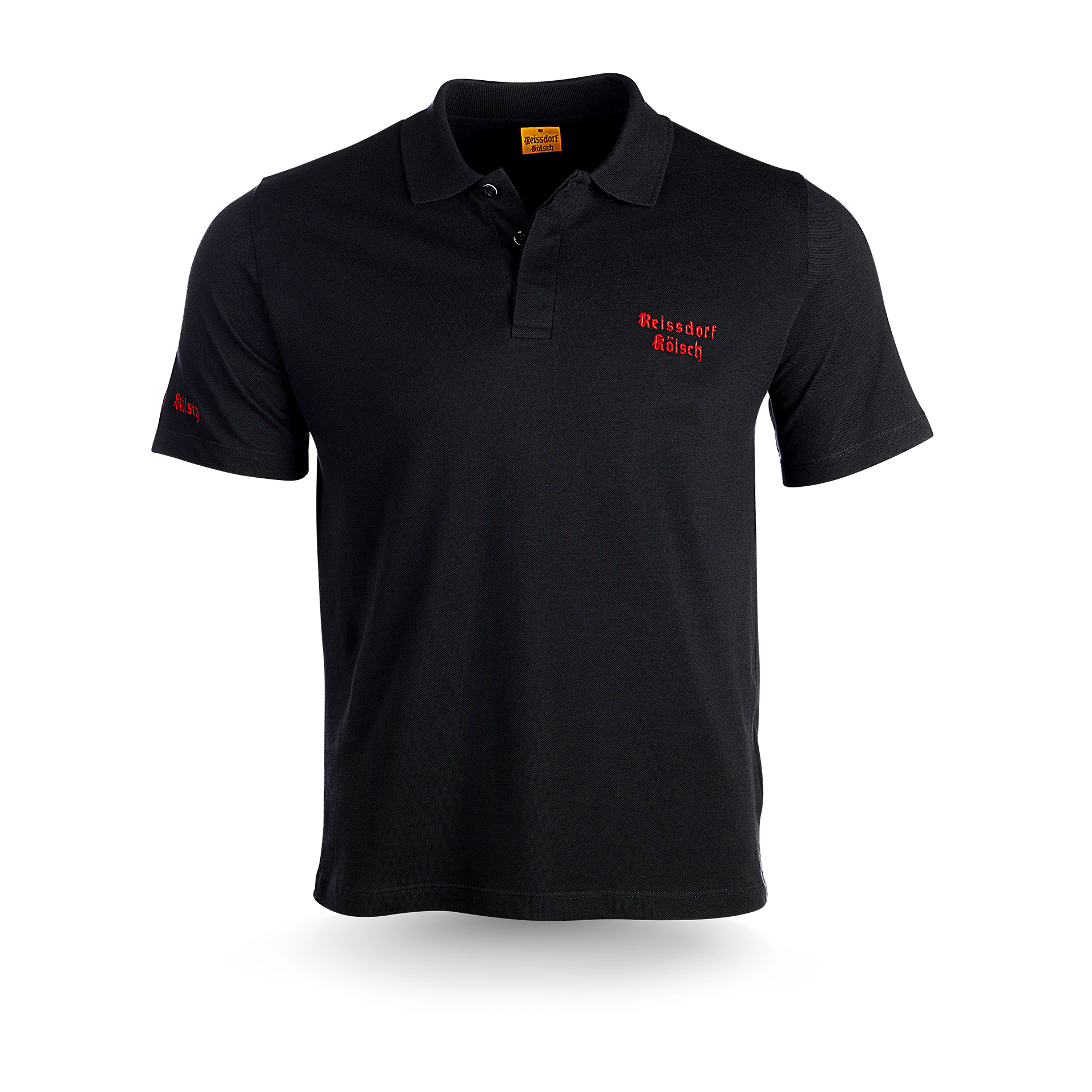 Polo-Shirt "Er trinkt"