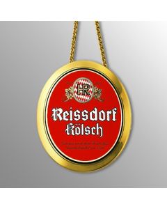 Zapfhahnschild bedruckt