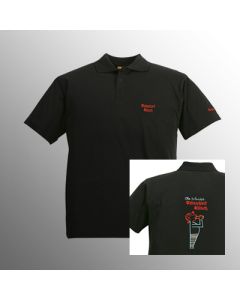 Polo-Shirt "Sie trinkt..."