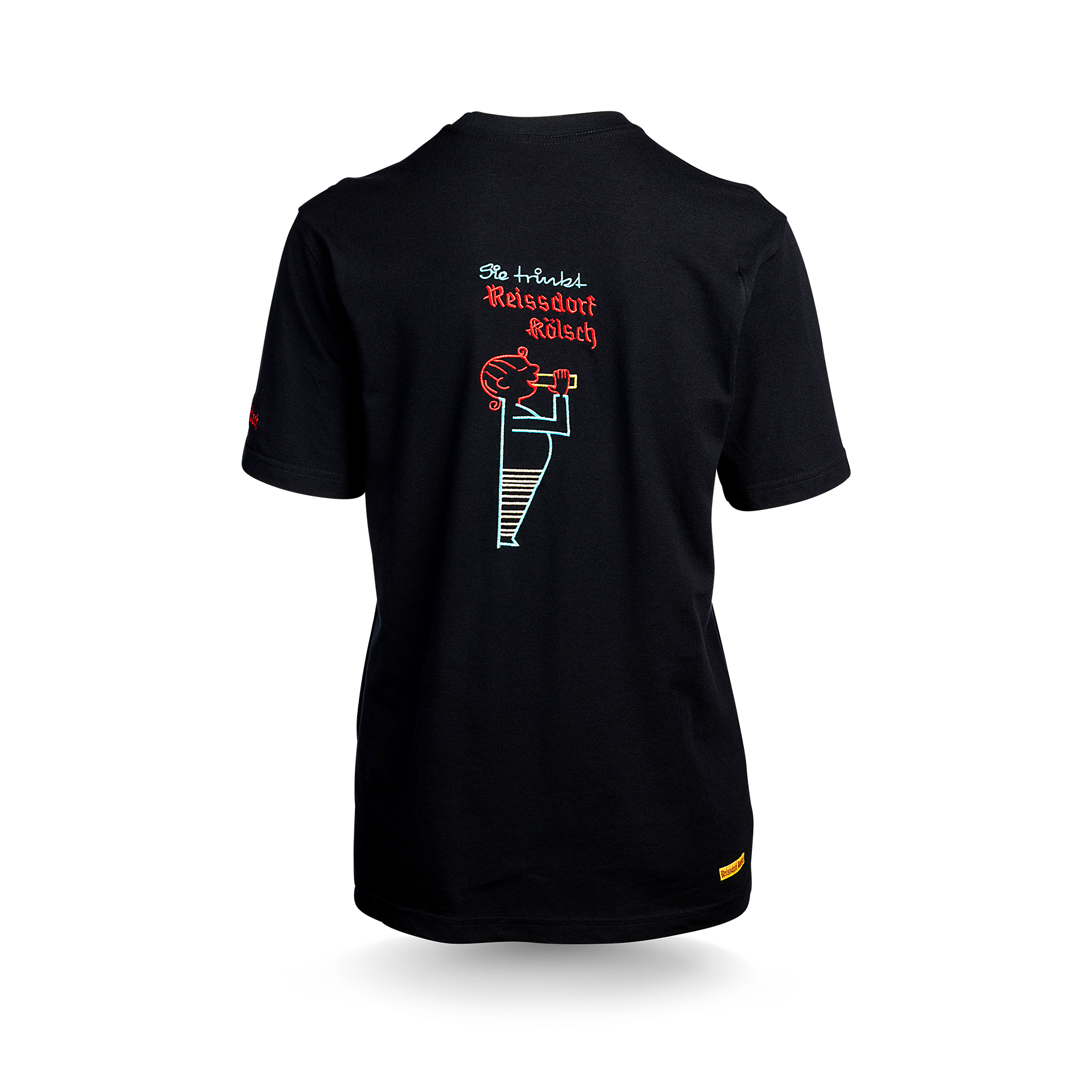 Polo-Shirt "Sie trinkt"